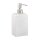 relaxdays Seifenspender 10031054_49 weiß Polyresin 200,0 ml, 1 St.