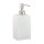 relaxdays Seifenspender 10031054_49 weiß Polyresin 200,0 ml, 1 St.