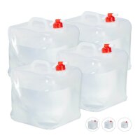 relaxdays Wasserkanister 20,0 l, 4 St.
