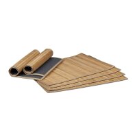 relaxdays Platzset braun 30,0 x 45,0 cm, 6 St.
