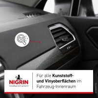 NIGRIN feuchte Reinigungstücher Performance Kunststoffpflege glänzend 1-lagig weiß, 30 St.