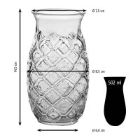 Libbey® Trinkglas Pineapple Tiki 500,0 ml, 12 St.