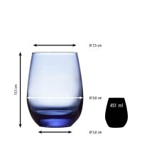 Libbey® Trinkgläser Stemless 451,0 ml, 12 St.