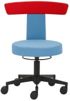 Mayer Sitz- & Stehhocker myDUO 1262 KGAS 622 hellblau, rot, 1 St.