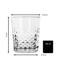 Libbey® Trinkglas D.O.F. Ocular 355,0 ml, 12 St.