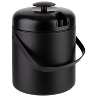 APS Eiswürfelbehälter Polar schwarz, für max. 50 Eiswürfel, 1 St.