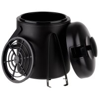 APS Eiswürfelbehälter Polar schwarz, für max. 50 Eiswürfel, 1 St.