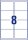 AVERY Zweckform wetterfeste Folienetiketten L4715-20 weiß 99,1 x 67,7 mm, 20 Blatt