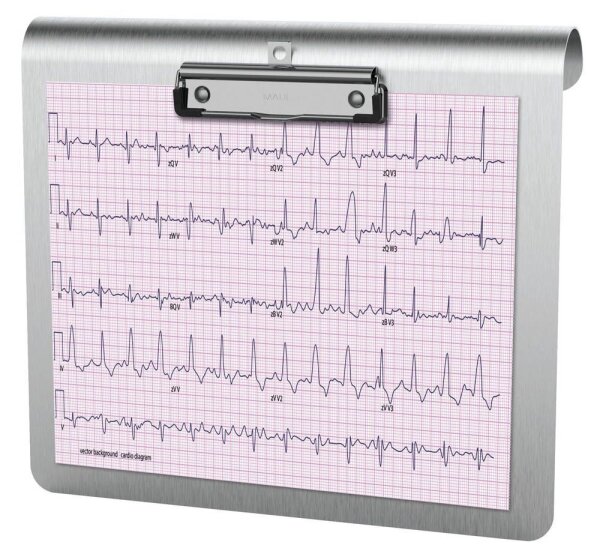 MAUL Klemmbrett 2354108 DIN A4 quer silber Aluminium, 1 St.