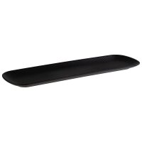 APS Tablett Nero GN 2/4 schwarz länglich 53,0 cm, 1 St.