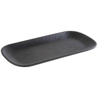 APS Tablett Nero GN 1/3 schwarz länglich 32,5 cm, 1 St.