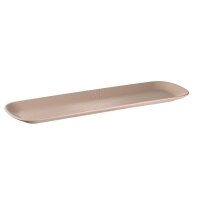 APS Tablett Nero GN 2/4 beige rechteckig 53,0 x 16,2 cm, 1 St.