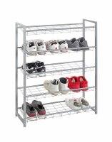 HAKU Möbel Schuhregal silber 80,0 x 30,0 x 106,0 cm,...