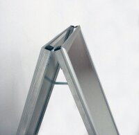 update displays Kundenstopper silber DIN A2 2 Fächer 50,0 x 6,0 x 100,0 cm, 1 St.
