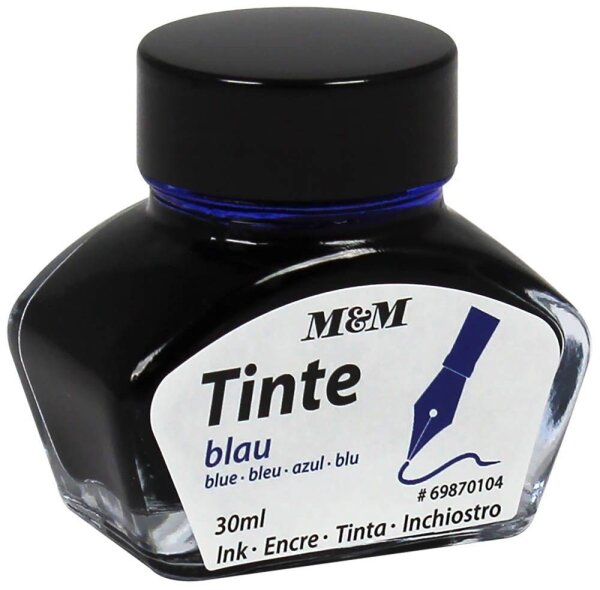 M&M Tintenfass königsblau 30,0 ml, 1 St.