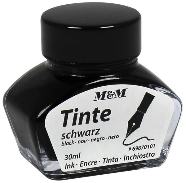 M&M Tintenfass schwarz 30,0 ml, 1 St.