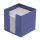 M&M Zettelbox blau, 1 St.