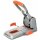 Rapid Registraturlocher HDC150 silber-orange, 1 St.