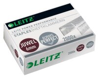 LEITZ Heftklammern Juwel 5642 6 mm, 2.000 St.