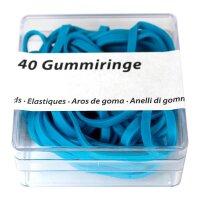 M&M Gummiringe grün, rot, blau oder violett 40 Stück