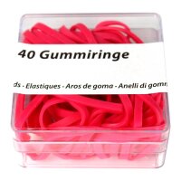M&M Gummiringe grün, rot, blau oder violett 40 Stück