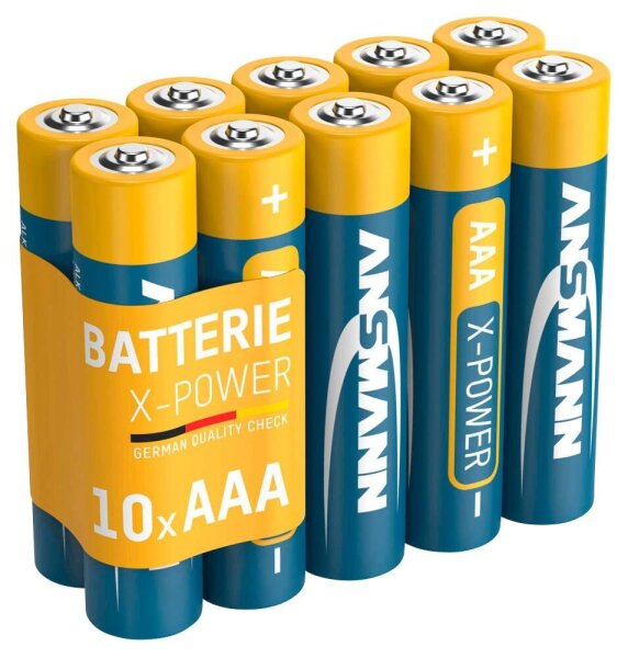 ANSMANN Batterien X-POWER Alkali-Mangan Micro AAA 1,5 V, 10 St.