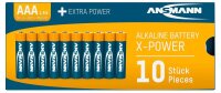 ANSMANN Batterien X-POWER Alkali-Mangan Micro AAA 1,5 V, 10 St.