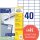 AVERY Zweckform Etiketten 3651 weiß 52,5 x 29,7 mm, 100 Blatt