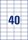 AVERY Zweckform Etiketten 3651 weiß 52,5 x 29,7 mm, 100 Blatt