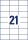 AVERY Zweckform Etiketten 3652 weiß 70,0 x 42,3 mm, 100 Blatt