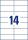 AVERY Zweckform Etiketten 3653 weiß 105,0 x 42,3 mm, 100 Blatt