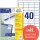 AVERY Zweckform Etiketten 3657 weiß 48,5 x 25,4 mm, 100 Blatt