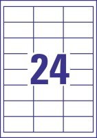 AVERY Zweckform Etiketten 3658 weiß 64,6 x 33,8 mm, 100 Blatt