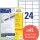 AVERY Zweckform Etiketten 3658 weiß 64,6 x 33,8 mm, 100 Blatt