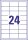 AVERY Zweckform Etiketten 3658 weiß 64,6 x 33,8 mm, 100 Blatt