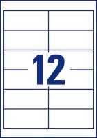 AVERY Zweckform Etiketten 3659 weiß 97,0 x 42,3 mm, 100 Blatt