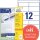 AVERY Zweckform Etiketten 3659 weiß 97,0 x 42,3 mm, 100 Blatt
