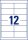 AVERY Zweckform Etiketten 3659 weiß 97,0 x 42,3 mm, 100 Blatt