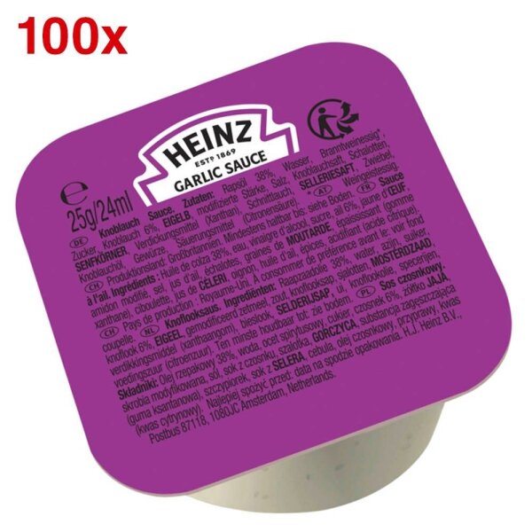 HEINZ Knoblauchsauce 100x 25,0 g, 1 St.