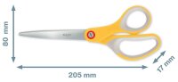 LEITZ Papierschere COSY gelb 20,5 cm