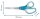LEITZ Papierschere COSY hellblau 20,5 cm