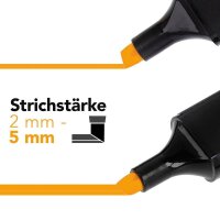 WESTCOTT Textmarker farbsortiert, 6 St.