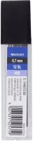 WESTCOTT Feinminen-Bleistiftminen schwarz HB 0,7 mm, 12 St.