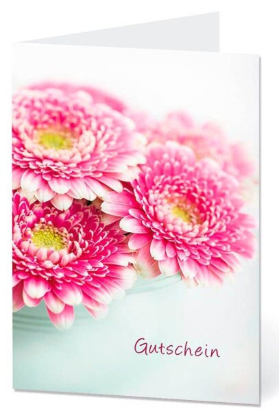 LUMA Gutschein Blumen mit Innentext AM516 DIN B6, 1 St.