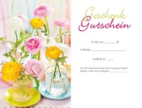 LUMA Gutschein Blumen mit Innentext AM516 DIN B6, 1 St.