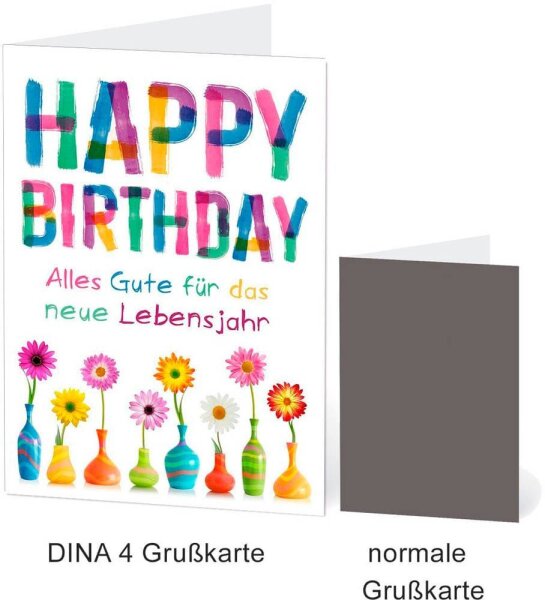 LUMA Gutschein Blumen LUDINA4 03 DIN A4, 1 St.