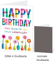 LUMA Gutschein Blumen LUDINA4 03 DIN A4, 1 St.