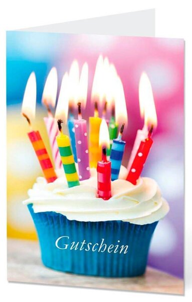 LUMA Gutschein Muffins mit Innentext AM520 DIN B6, 1 St.