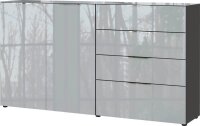 GERMANIA Sideboard Oakland, 3698-587 grafit, silber 184,0...
