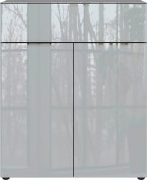 GERMANIA Kommode Oakland, 3696-587 grafit, silber 83,0 x 42,0 x 102,0 cm, 1 St.